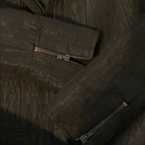 Zara textured jacket with fur collar - Picture 4 of 5